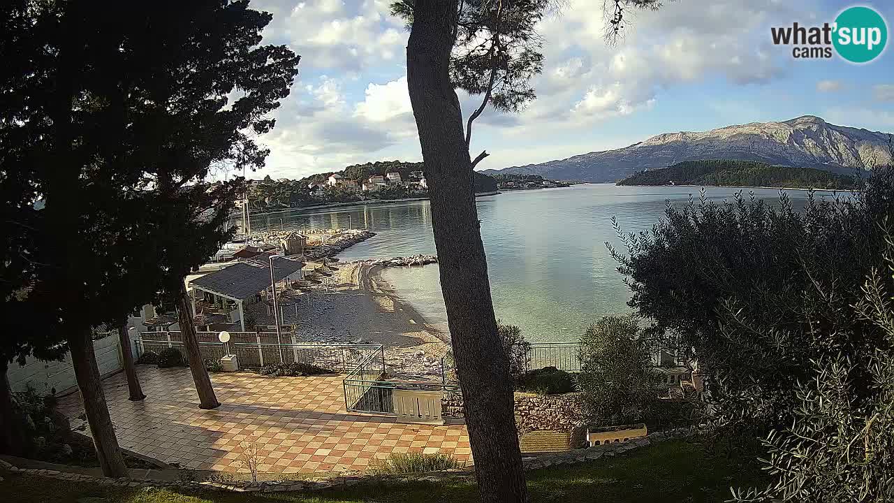 Web kamera Lumbarda – Plaža Prvi Žal – Korčula