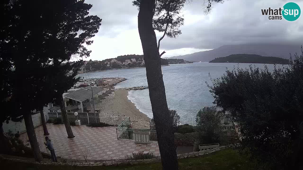 Webcam Lumbarda – Prvi Žal beach – Korčula