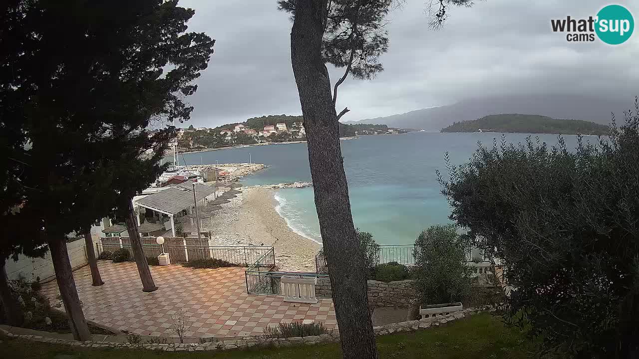 Webcam live Lumbarda – Plage Prvi Žal – Korčula