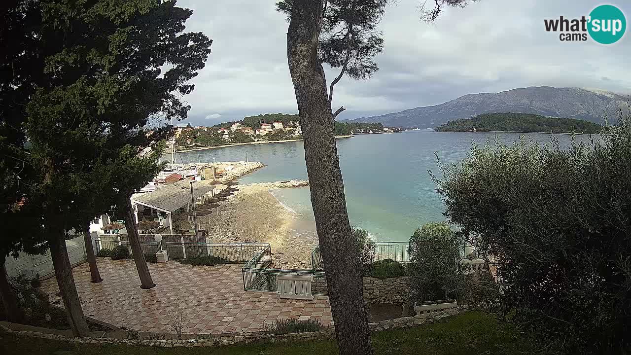 Webcam Lumbarda – Prvi Žal beach – Korčula