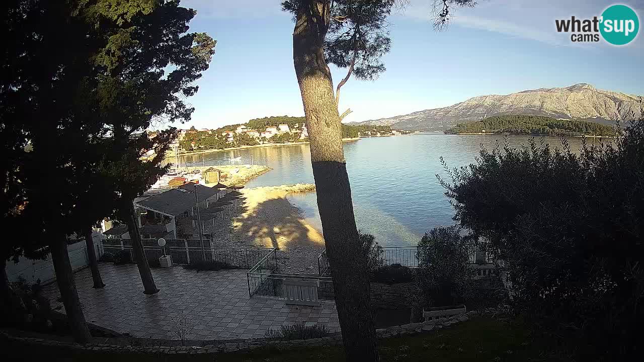 Livecam Lumbarda – Spiaggia Prvi Žal – Korčula