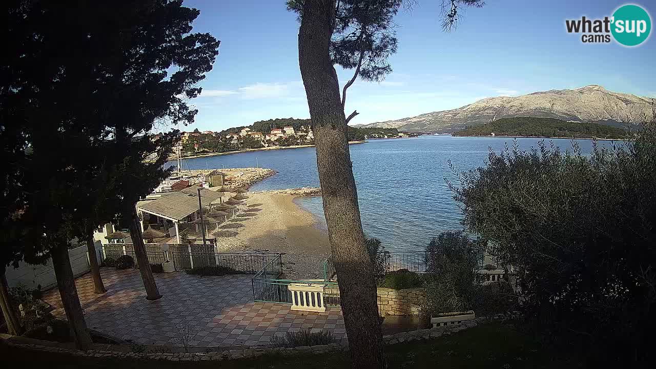 Webcam Lumbarda – Prvi Žal beach – Korčula
