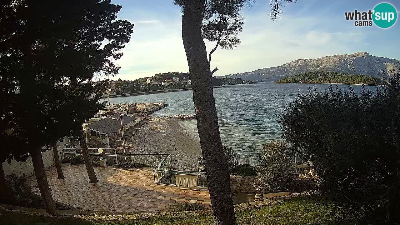 Web kamera Lumbarda – Plaža Prvi Žal – Korčula