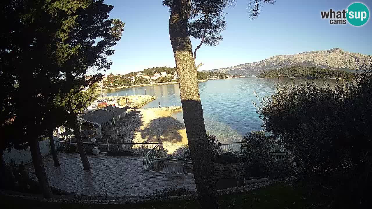 Camera en vivo Lumbarda – Playa Prvi Žal – Korčula