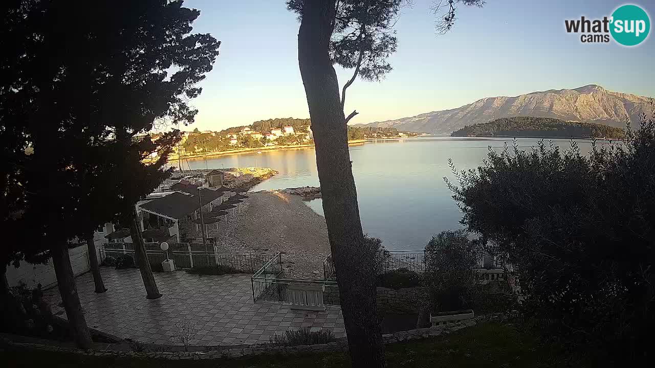 Camera en vivo Lumbarda – Playa Prvi Žal – Korčula