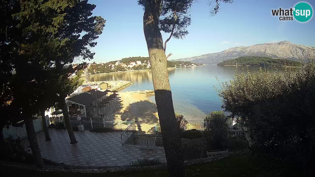 Camera en vivo Lumbarda – Playa Prvi Žal – Korčula