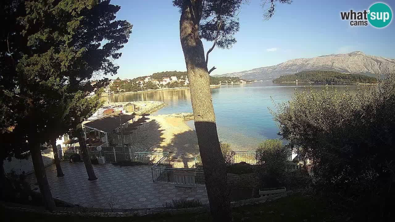 Camera en vivo Lumbarda – Playa Prvi Žal – Korčula