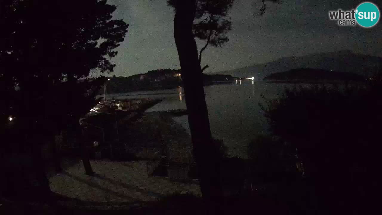 Spletna kamera Lumbarda – Plaža Prvi Žal – Korčula