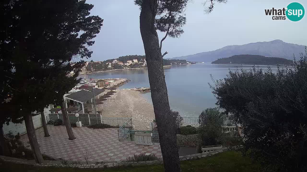 Webcam Lumbarda – Prvi Žal beach – Korčula