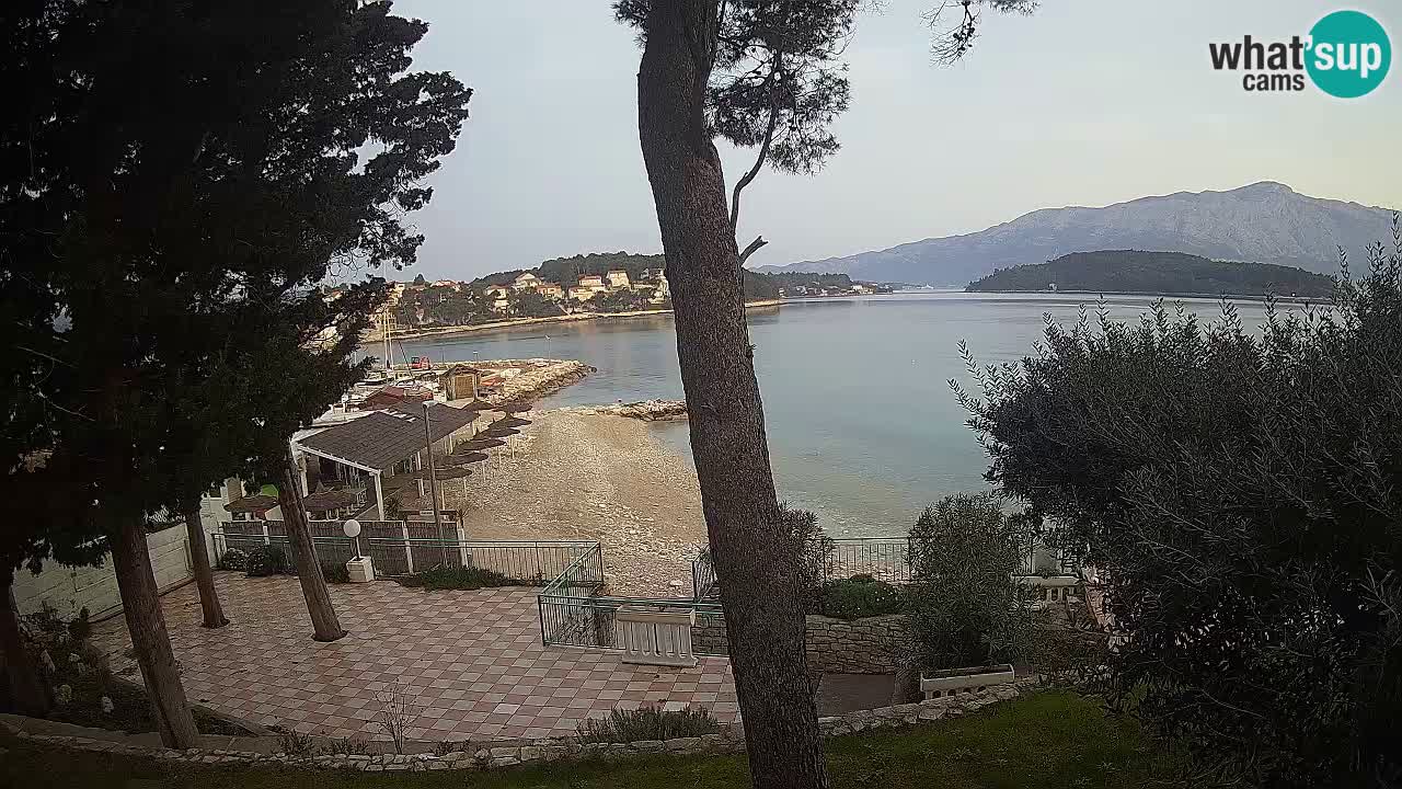 Camera en vivo Lumbarda – Playa Prvi Žal – Korčula