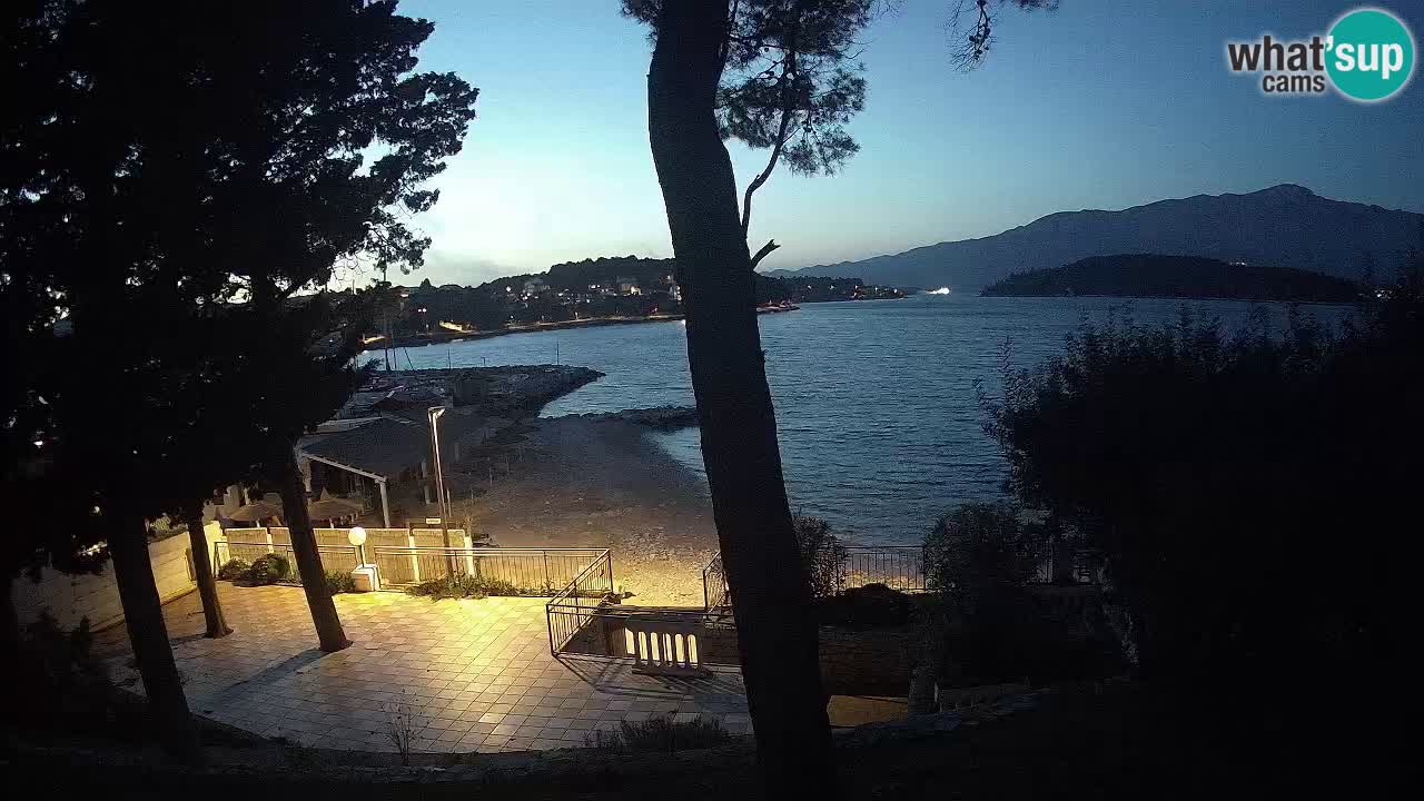 Livecam Lumbarda – Spiaggia Prvi Žal – Korčula