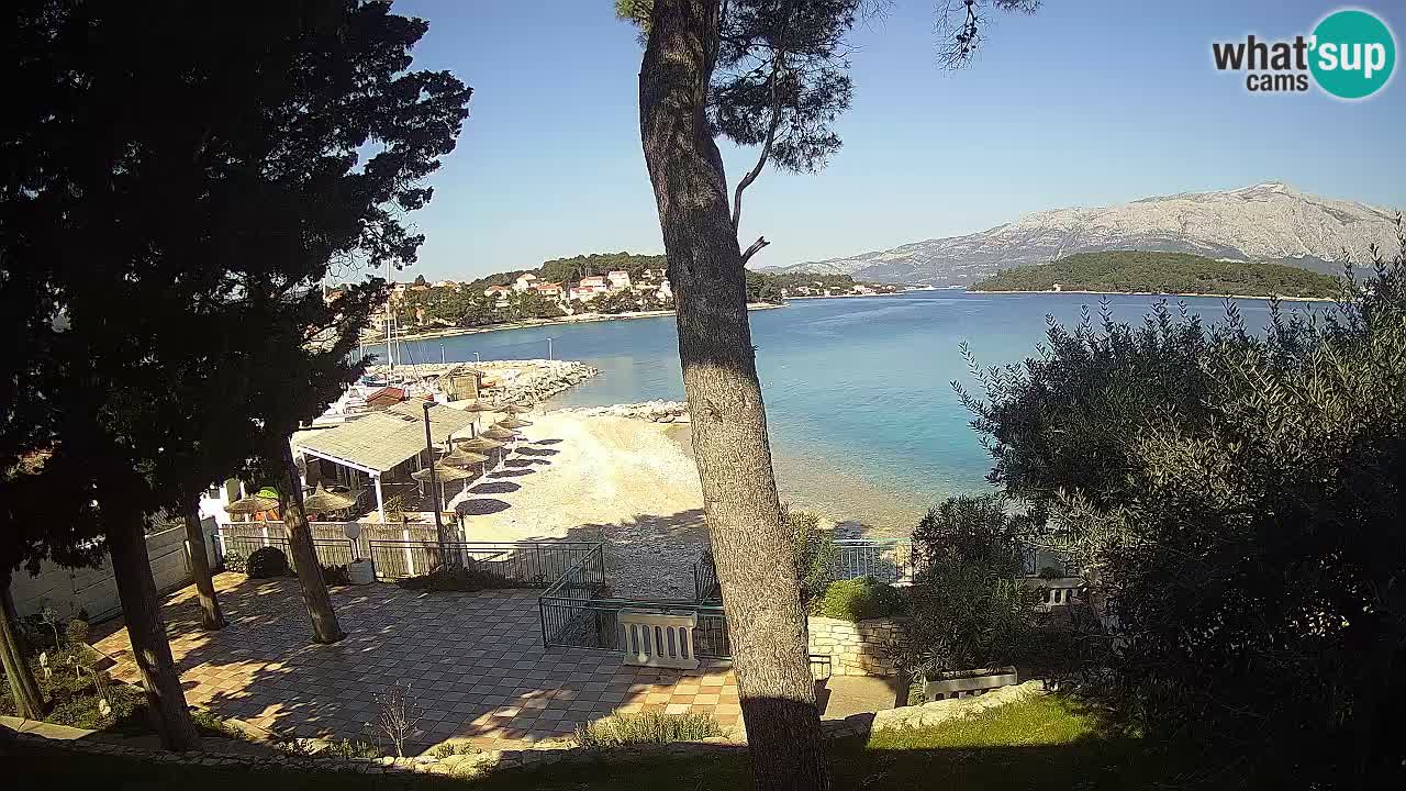 Livecam Lumbarda – Spiaggia Prvi Žal – Korčula