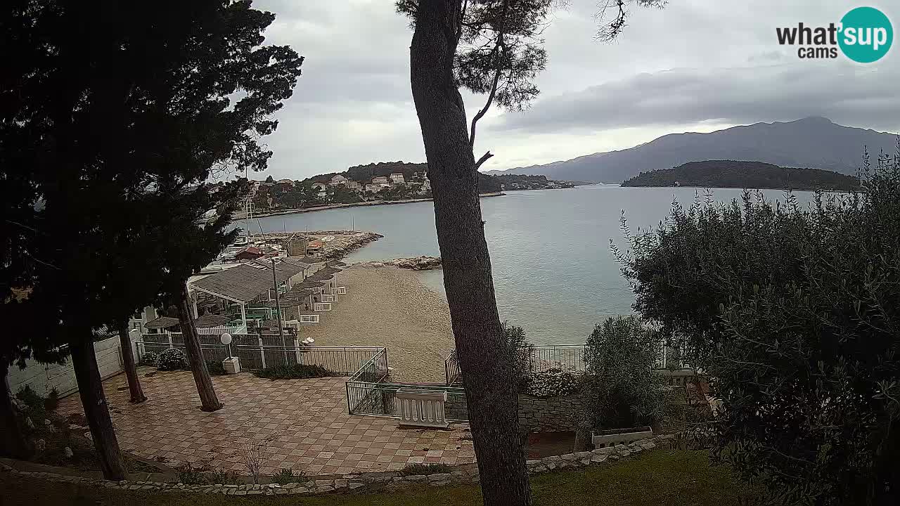 Webcam Lumbarda – Prvi Žal beach – Korčula