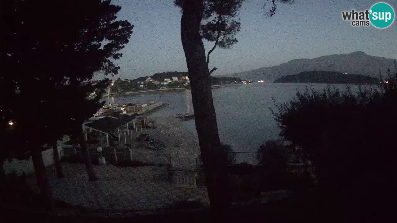 Spletna kamera Lumbarda – Plaža Prvi Žal – Korčula