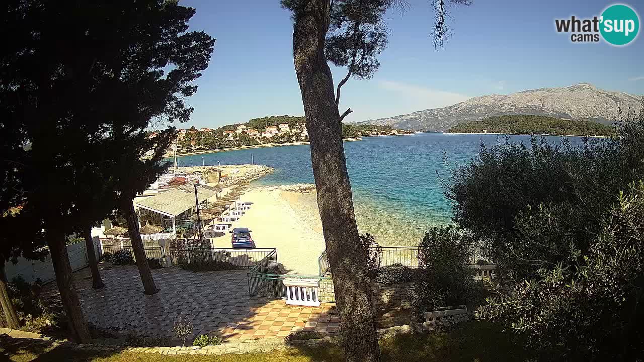 Web kamera Lumbarda – Plaža Prvi Žal – Korčula