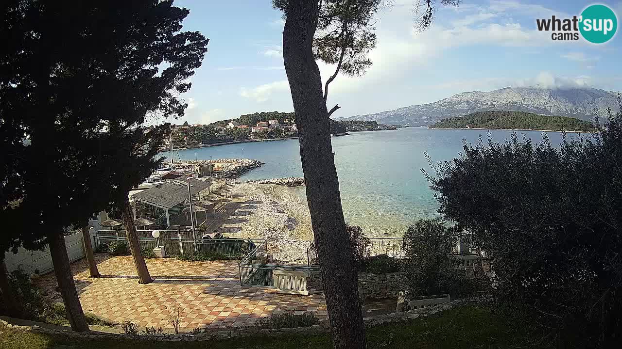 Camera en vivo Lumbarda – Playa Prvi Žal – Korčula