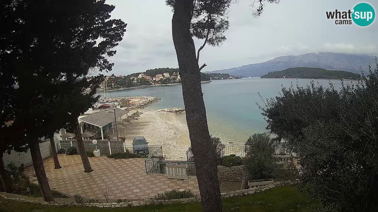 Webcam Lumbarda – Prvi Žal beach – Korčula