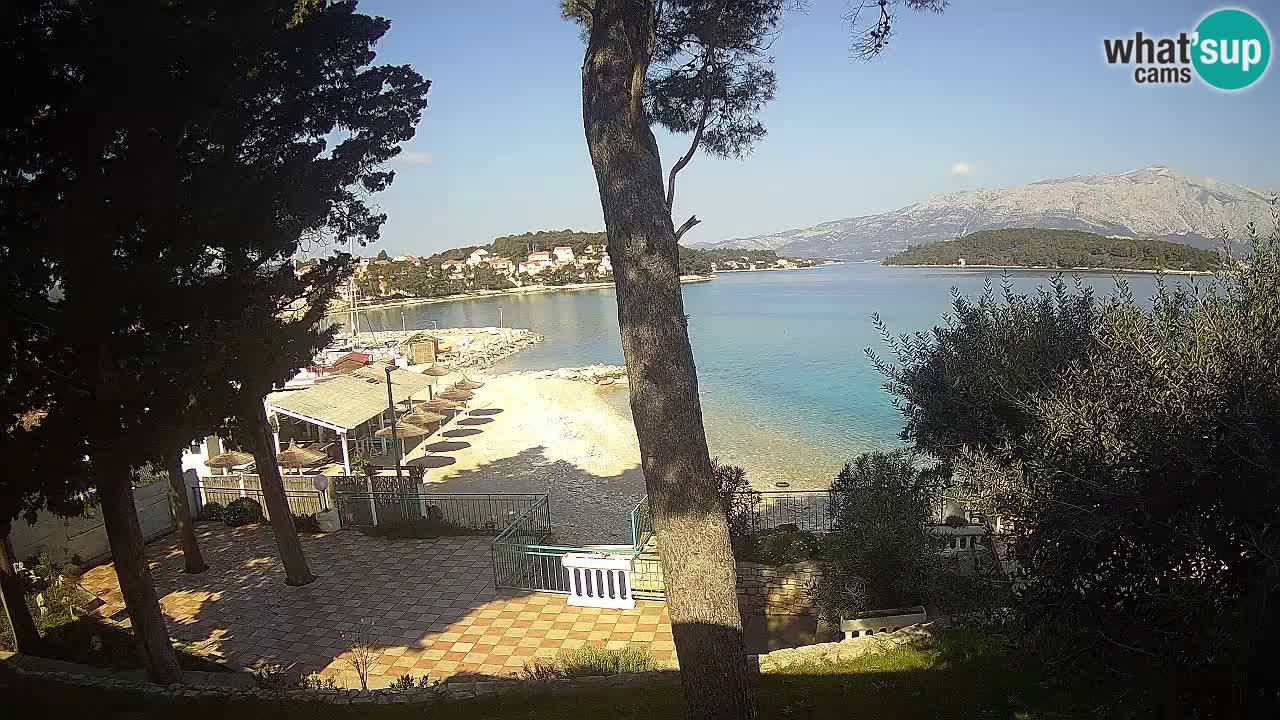 Webcam Lumbarda – Prvi Žal beach – Korčula
