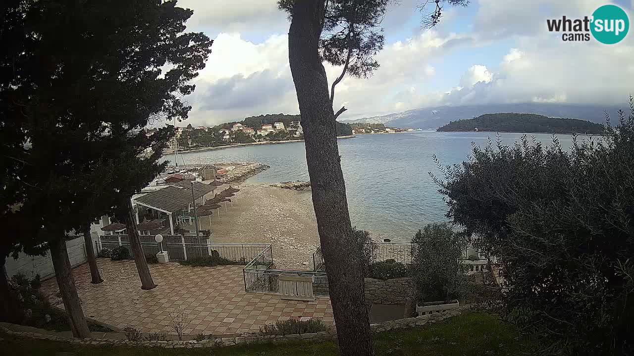 Livecam Lumbarda – Spiaggia Prvi Žal – Korčula