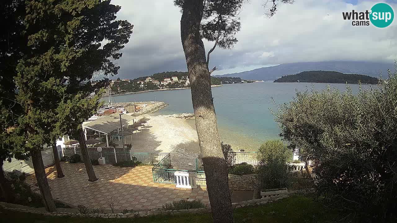 Web kamera Lumbarda – Plaža Prvi Žal – Korčula