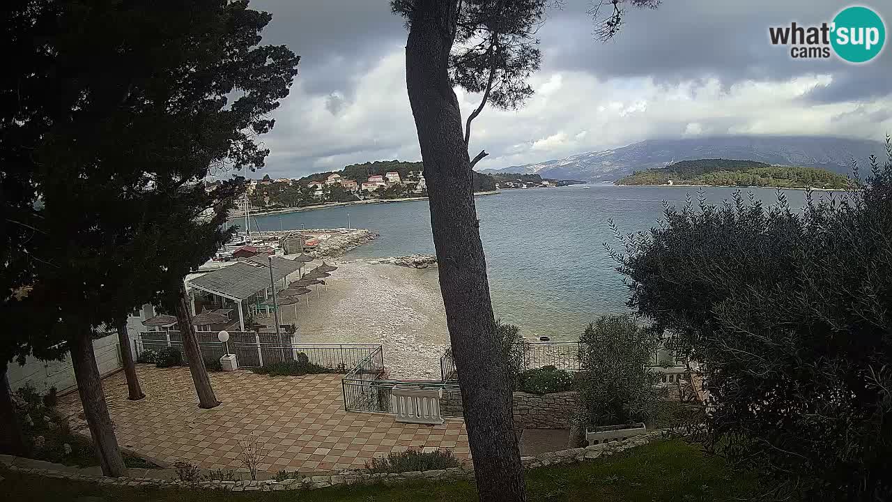 Web kamera Lumbarda – Plaža Prvi Žal – Korčula