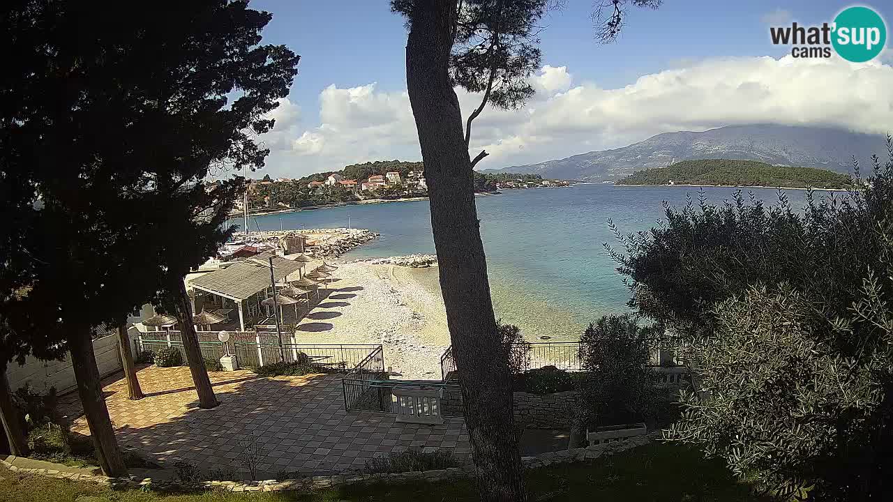 Camera en vivo Lumbarda – Playa Prvi Žal – Korčula