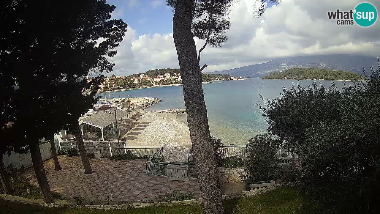 Camera en vivo Lumbarda – Playa Prvi Žal – Korčula
