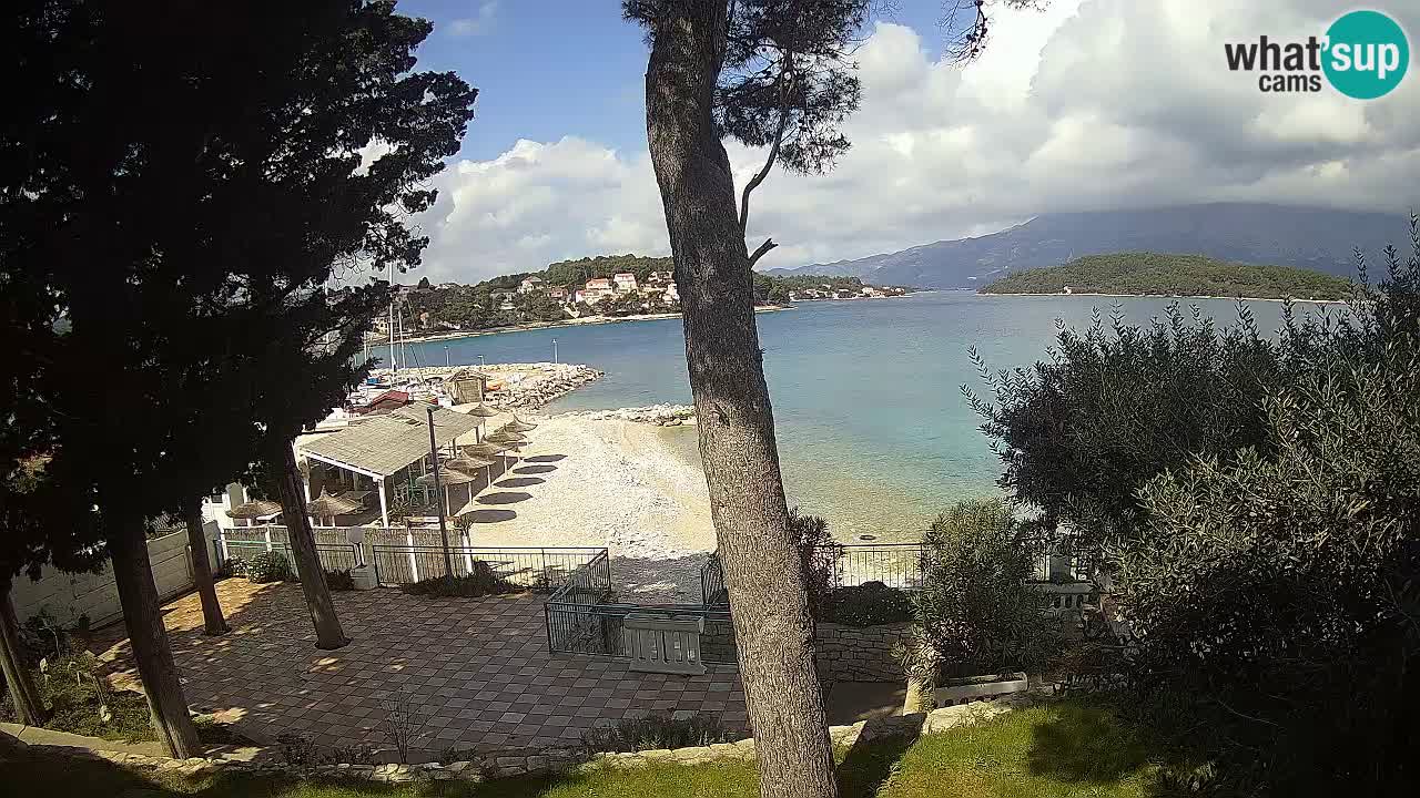 Livecam Lumbarda – Spiaggia Prvi Žal – Korčula