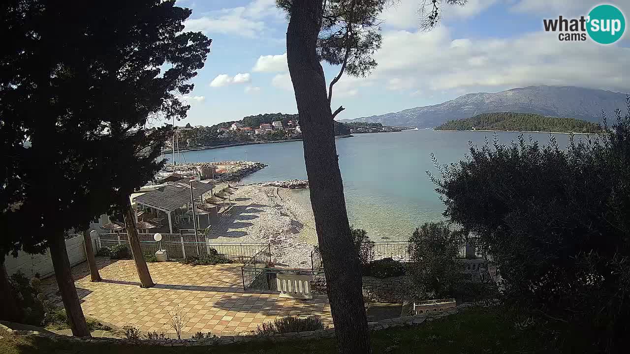 Camera en vivo Lumbarda – Playa Prvi Žal – Korčula