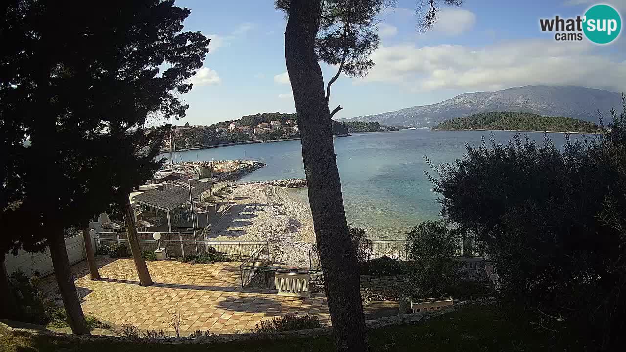 Camera en vivo Lumbarda – Playa Prvi Žal – Korčula