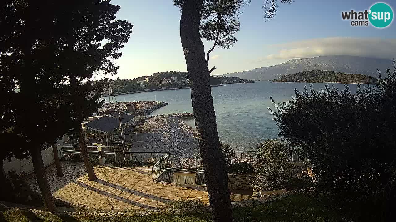 Webcam live Lumbarda – Plage Prvi Žal – Korčula