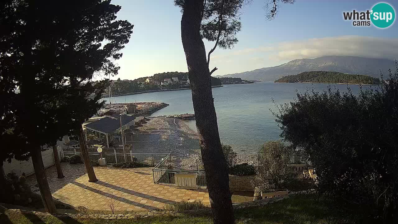 Webcam Lumbarda – Prvi Žal beach – Korčula