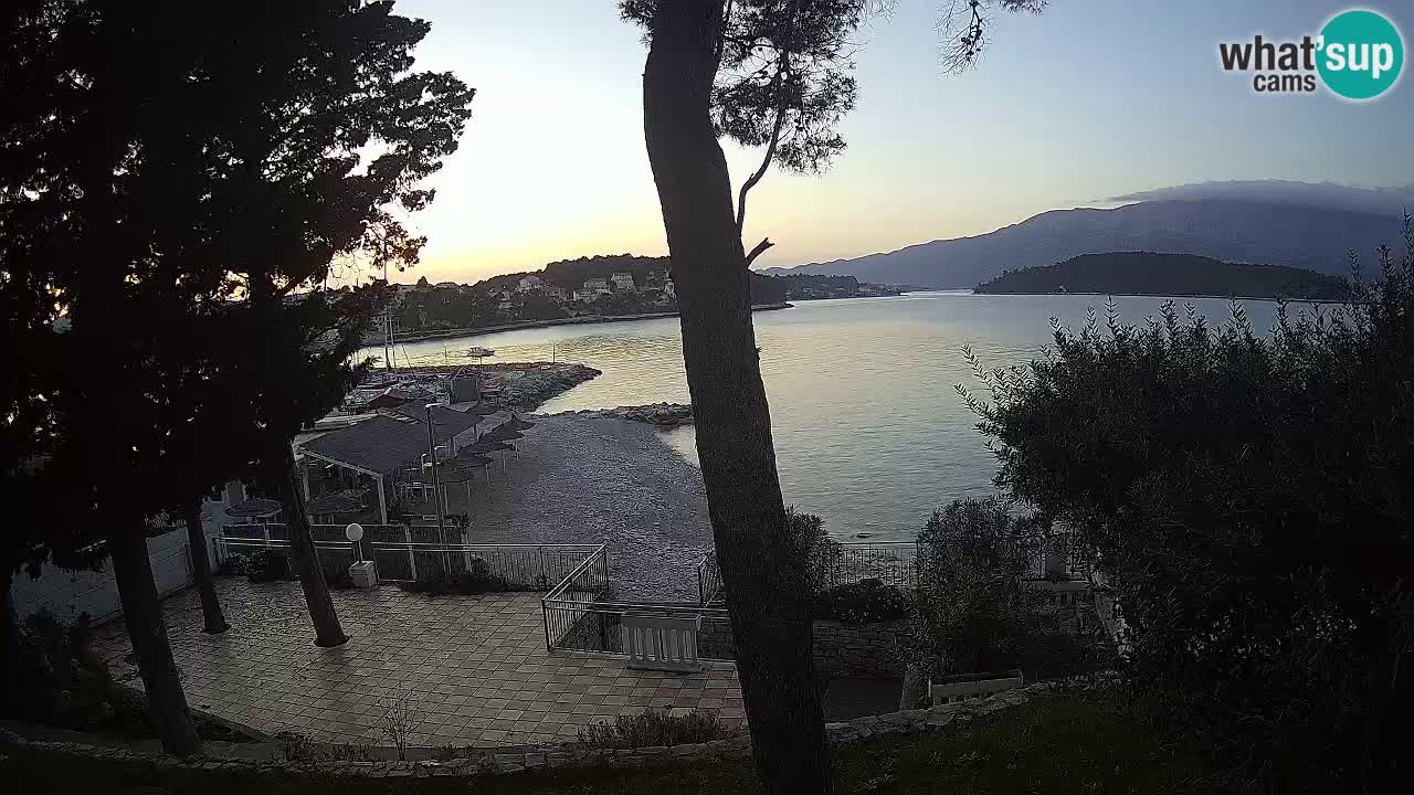 Camera en vivo Lumbarda – Playa Prvi Žal – Korčula