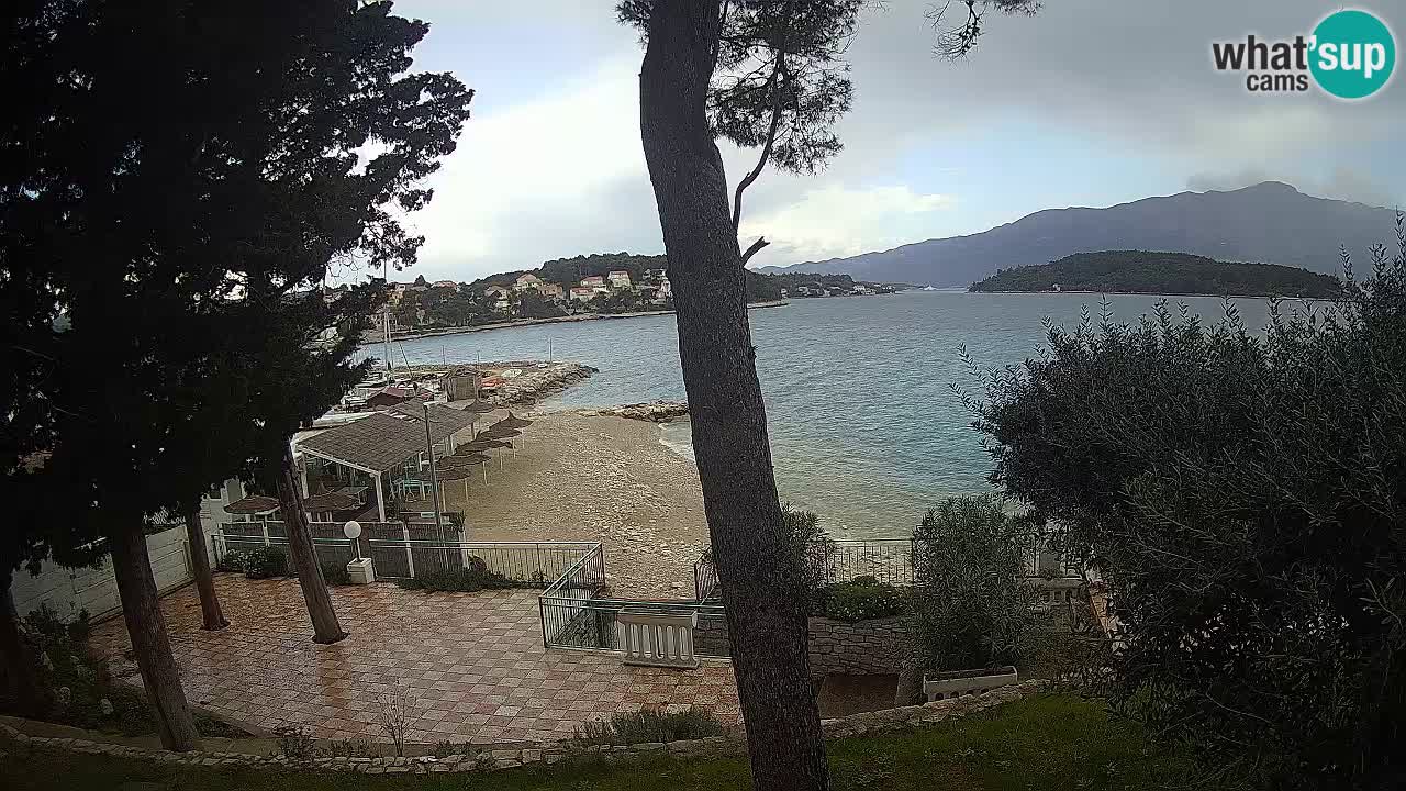 Webcam Lumbarda – Prvi Žal beach – Korčula
