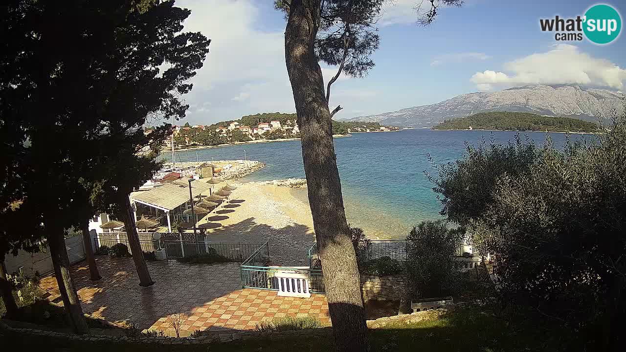 Livecam Lumbarda – Spiaggia Prvi Žal – Korčula