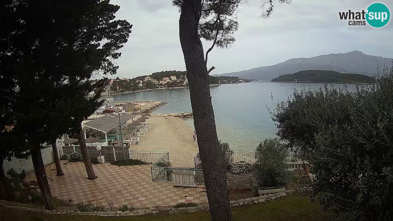 Webcam Lumbarda – Prvi Žal beach – Korčula