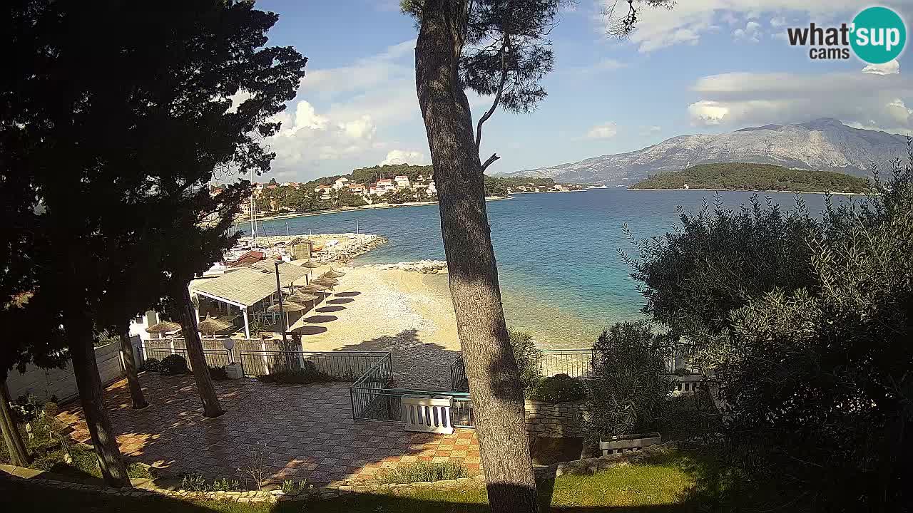 Webcam Lumbarda – Prvi Žal Strand – Korčula