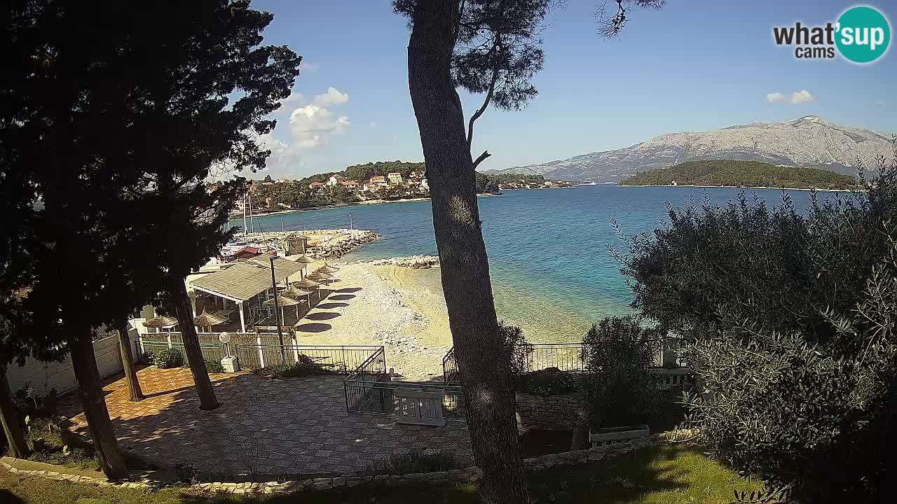 Webcam Lumbarda – Prvi Žal beach – Korčula