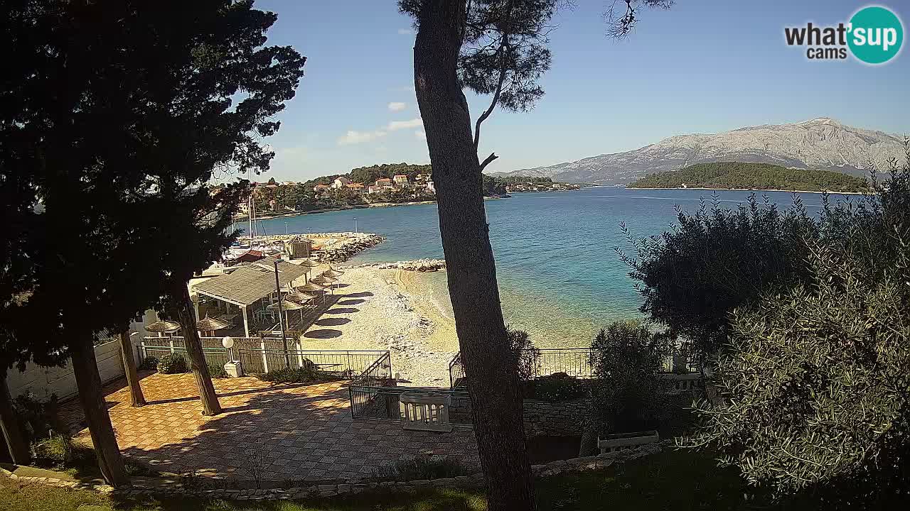Webcam Lumbarda – Prvi Žal beach – Korčula