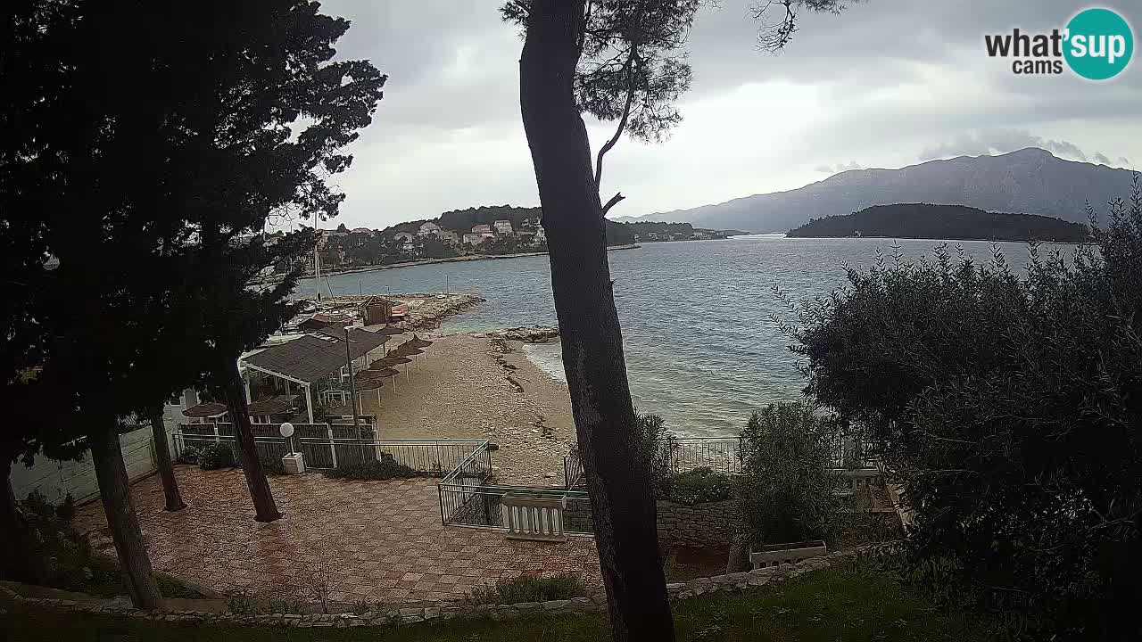 Livecam Lumbarda – Spiaggia Prvi Žal – Korčula