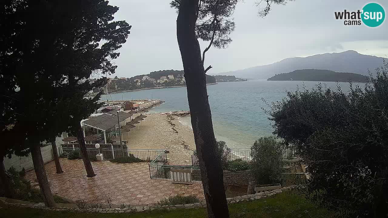 Camera en vivo Lumbarda – Playa Prvi Žal – Korčula
