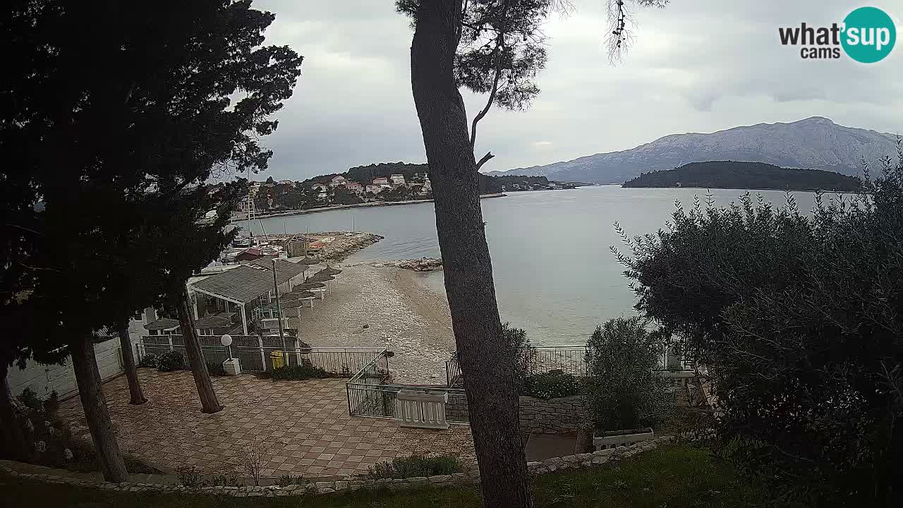 Livecam Lumbarda – Spiaggia Prvi Žal – Korčula