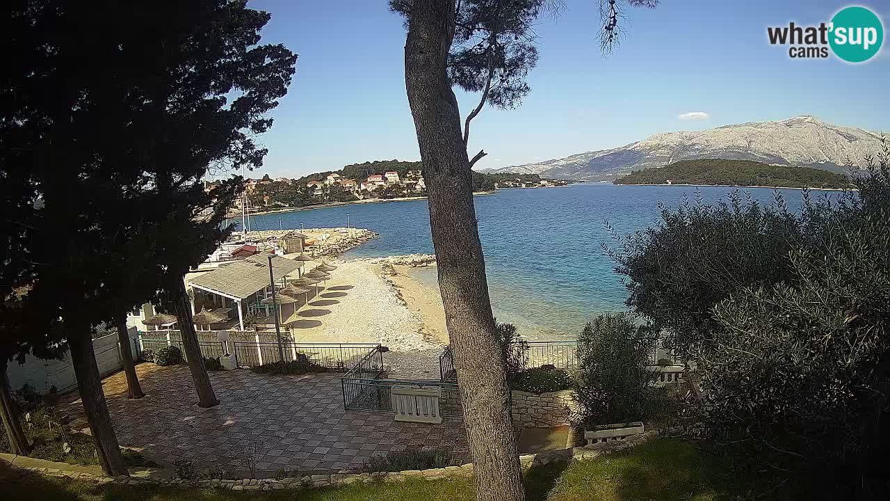 Webcam Lumbarda – Prvi Žal beach – Korčula