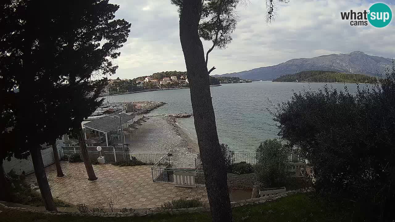 Livecam Lumbarda – Spiaggia Prvi Žal – Korčula