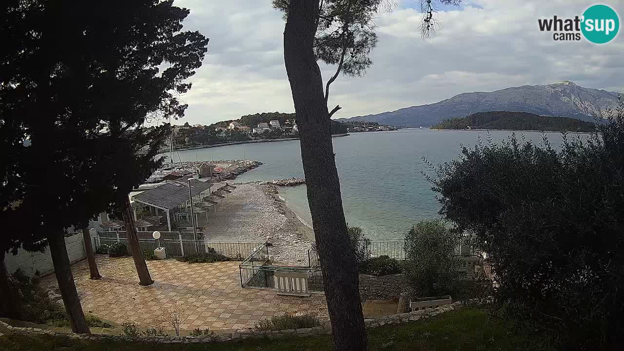 Web kamera Lumbarda – Plaža Prvi Žal – Korčula