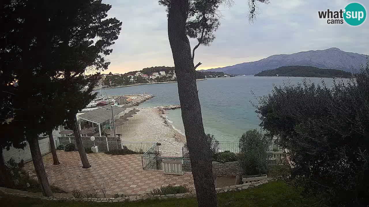 Webcam Lumbarda – Prvi Žal beach – Korčula