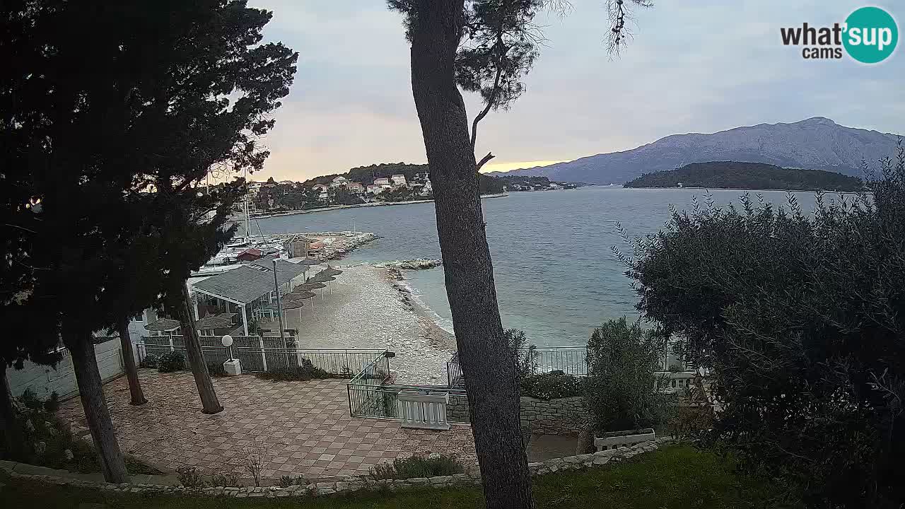 Webcam Lumbarda – Prvi Žal beach – Korčula