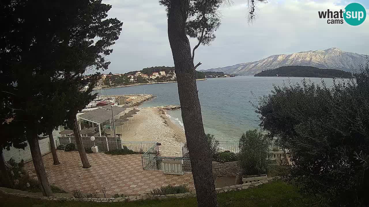 Web kamera Lumbarda – Plaža Prvi Žal – Korčula