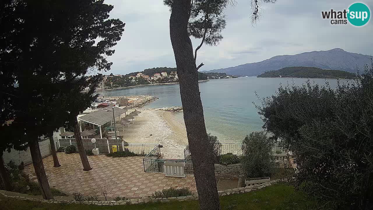 Web kamera Lumbarda – Plaža Prvi Žal – Korčula