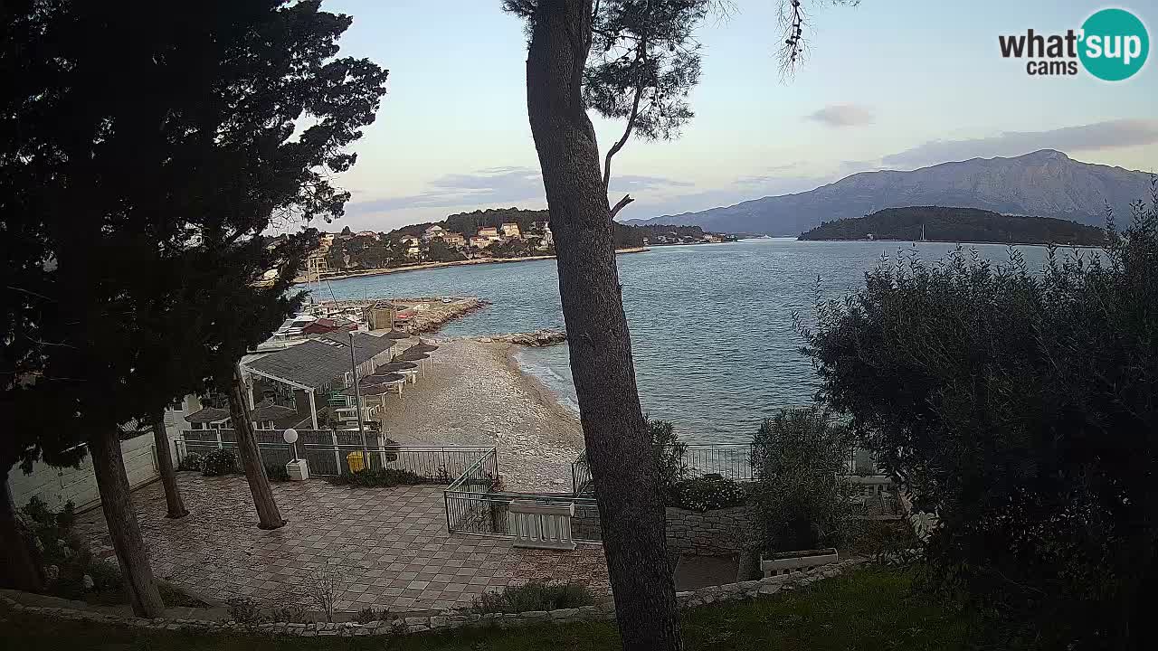 Webcam Lumbarda – Prvi Žal beach – Korčula